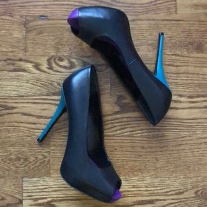 Jennifer Lopez Color Block Pumps